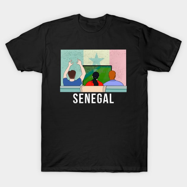 Senegal Fans T-Shirt by DiegoCarvalho